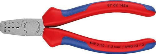 Knipex Aderendhülsenzange poliert 145mm 0,25-2,5mm²