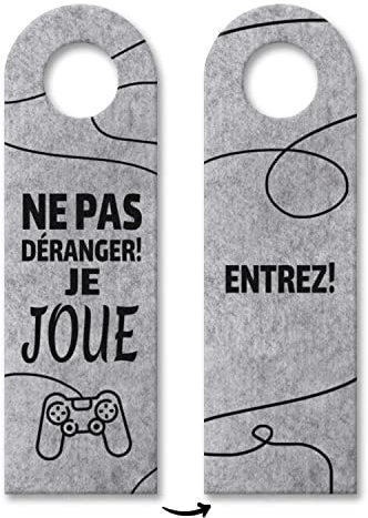 Jouer Accroche-porte avec slogan Ne pas déranger! Je joue