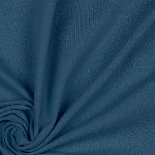 Bio Soft Sweat | Uni | zertifiziert | viele Farben | Meterware (jeans)