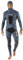 SEAC Blue Moon, Tauchen und Apnoe Rash Guard, zweiteilig, Camouflage Blau, M