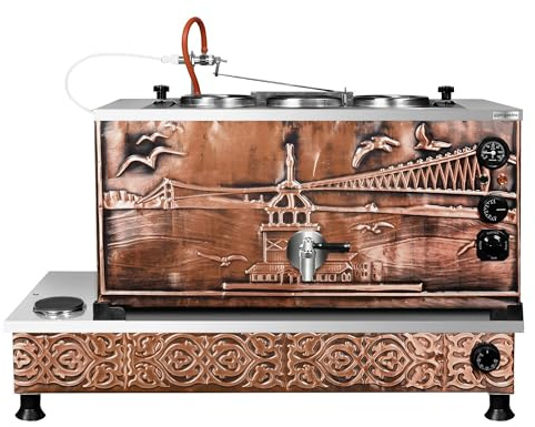 GGM Gastro | KTKEI33 | Elektro Kupfer-Teekocher - 940mm - 33 Liter - Istanbul Design