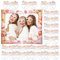 HOWAF 16pcs Rose Gold Team Bride Glasses and Giant Hen Party Inflatable Photo Booth Frame
