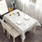 yayafunfun Plastic Tablecloth 137 * 180cm Waterproof MapleLeaf Table Cloth Wipeable Rectangular, Summer Cover Wipe Clean Oil Cloth Outdoor Indoor Tablecloth for Party, Picnic