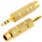 2PCS Mini to Jack Adapter, Stereo Audio Adapter, 3.5 mm to 6.35 mm Audio Jack for Electric Keyboard, Mixer, Amplifier, Speaker