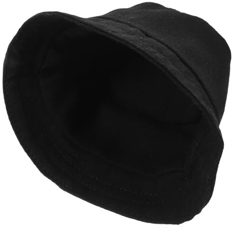 COSMEVIVI Puppenkleidungszubehör Sonnenhut Kleiner Hut Miniatur-puppenhut Puppenmütze Mini-Miniatur-Hut Miniatur-puppenhüte Kleine Hüte Für Puppen Kleine Hüte Zum Basteln Polyester Black