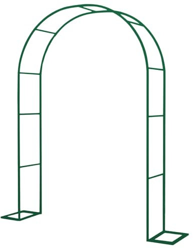 Pergola en métal avec treillis pour plantes grimpantes Vert 1,8 m x 2,2 m x 40 cm
