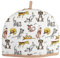 SPOTTED DOG GIFT COMPANY Tea Cosy, Cotton Teapot Warmer with Funny Dogs Design, Insulated Cover for Small Medium or Large Tea Pots 27cm x 33cm