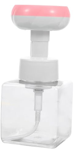BELLIFFY 250ML Druckseifenspender Für Handseife Nachfüllbare Schaumspenderflasche Mit Pinken Blumen Ideal Für Bad Und Küche Hygienischer Seifen Dispenser Für Duschgel Und Lotion
