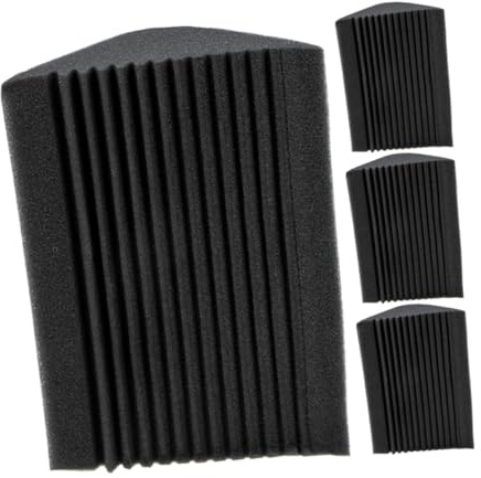 UPKOCH 4stücke Akustische Wandpaneele Für Schalldämpfung Schallschutzpaneele Aus Hochdichtem Material Bassfallenpaneele Geräuschreduktion Für Wände Und Decken