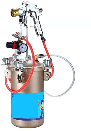 Pulverizador de pintura, Pistola Pulverizadora G1/4 G3/8 5L, Pintura Exterior, Pintura De Acero Inoxidable, Pistola Pulverizadora De Pintura De Piedra Real, Pistola Pulverizadora PT-871(Caliber 3mm)