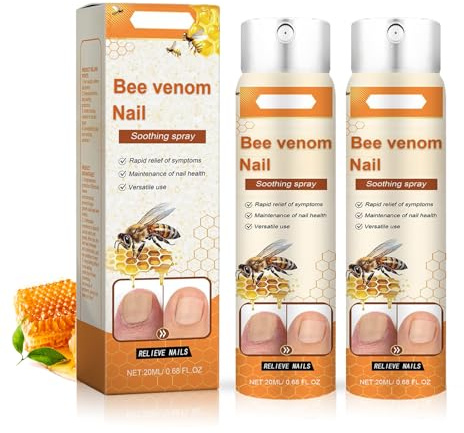 Propolis Nagelserum, Bienengift Nagel-Reparatur Spray, Sanfte Pflege Eingewachsener Nägel und Saubere Fußnägel, Stärkt die Nägel, Spendet Tiefenwirksam Feuchtigkeit, Verbessert das Aussehen (2stück)