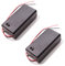 Portapilas 9V con Cable y Caja con Tapa e Interruptor (2 Unidades)