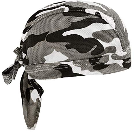Kopftuch für Herren Damen Bandana Cap Hut Sport Kopfbedeckung Piratenmütze Hip Hop Cap Stirnband Bikertuch Atmungsaktive Fahrradmütze Radsport Motorrad Mütze Hat Helmmütze