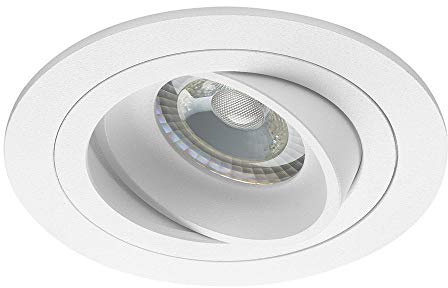 Noxion Einbau Spot Logic MR16 schwenkbar Weiß | Ausschnitt 80mm - GU10 Sockel