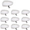Zasiene Panni per Scopa a Vapore 10 Pezzi Panni Microfibra per Scopa a Vapore Universale Triangolare Mop Pad Lavabile Pulizia Pad Cover Scopa a Vapore Ricambi