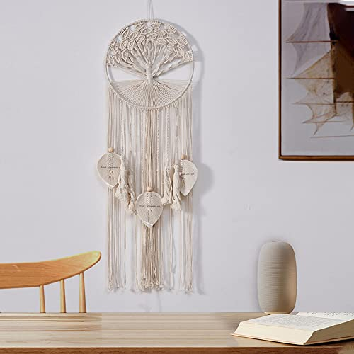 Grand attrape-rêves bohème en macramé fait à la main pour enfants, fête de mariage, crèche, café, maison, chambre à coucher, décoration gitane