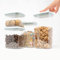 iChewie - BopTop (4pc Set) Airtight Food Storage Container – Mechanical Silicone Seal Canister - BPA-Free Stackable - 1200/2000/2700/3300ml