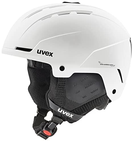 uvex Stance - robuster Skihelm für Damen und Herren - individuelle Größenanpassung - optimierte Belüftung - White matt - 58-62 cm