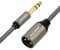 SOEYBAE 6.35mm (1/4 Inch) TRS Male to XLR Male 15M/50FT,Nylon Braid Balanced Interconnect Cord Patch Cable，for microphones, mixers, power amps