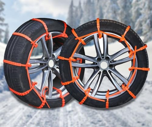 Für VW POLO 2005-2009 Autoreifen Schneeketten, 20 Stück Einstellbare Notfallzugketten Zubehör
