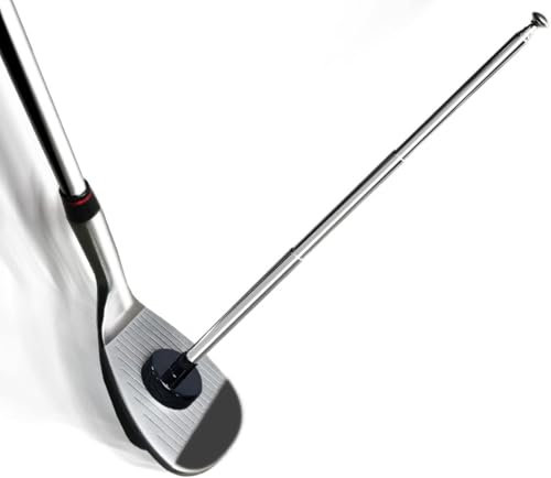 Golf-Ausrichtungsstäbe, 7 Längenanpassungen – Golf-Ausrichtungsstab-Korrektor, Liegewinkel-Werkzeug, Golfschwung-Trainingshilfe, Zielstab für Golfschläger – Gesichtsziel, visualisieren und richten Sie