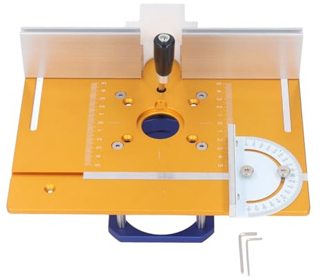 Woodworking Inverted Lifting Base, Adjustable Electric Router Table Lift System, 0–54 mm Stroke for Slotting Tenoning Trimming, CNC Aluminum Alloy with Stainless Steel Rod, Compati