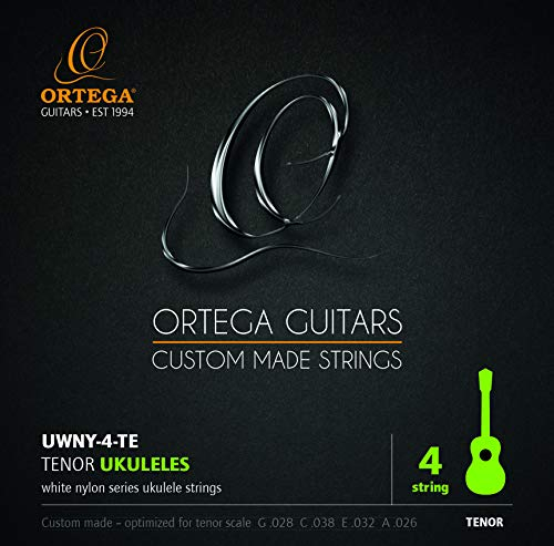 ORTEGA Cuerdas para ukelele Tenor, UWNY-4-TE