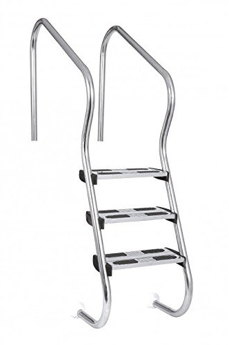 Escalera fácil Acceso 4 Peldaños electropulido. AISI 316L.