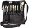 1pc Pu Cuir Pinceau De Maquillage Sac De Taille Portable Brosse Cosmétiques Porte-organisateur Avec Des Artistes De Ceinture Bracelet (dépliage)