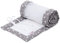 babybay Nestchen Mesh-Piqué / Bettumrandung für Beistellbett / Stoßschutz für Baby Bett, passend für Modell Maxi, Boxspring, Comfort und Comfort Plus, taupe Sterne weiß