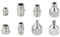 ROSEMARY 8 Pieces Airbrush Flexible Adapter Fitting Connector Set for Compressor and Airbrush Hose
