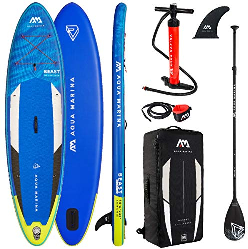 Aqua Marina Beast 10'6 SUP Board 2021 mit Alu Paddel und Leash