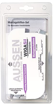 Wigasil 3066948 Montagehilfen-Set, Weiß