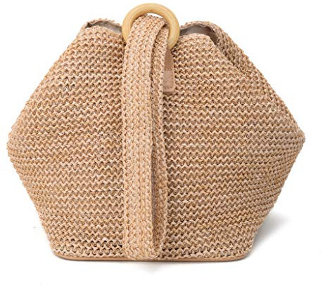 shorecofei SweetWU Straw Crochet Clutch Bag Fashion Bags Wrist Evening Purse Bag Summer/beach bag/party bags
