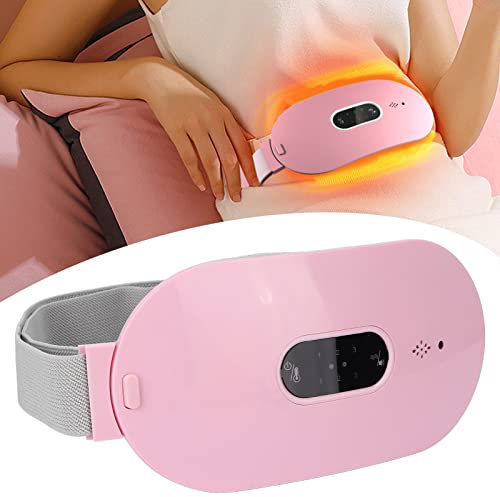 Menstrual Heating Pad, 4 Gears Adjustable Electric Cramp Belt Waist Support Heating Belt Back Massage Massager Tummy Wrap Heat Belt Heating Pad