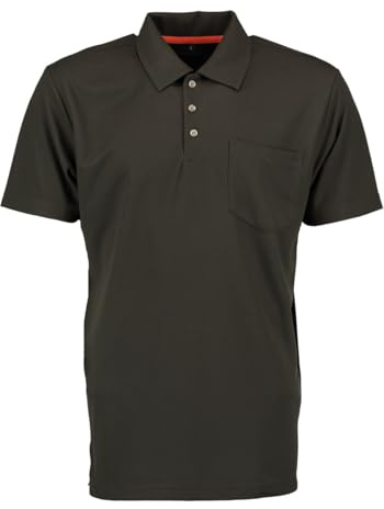 TOM COLLINS Herren Poloshirt Kurzarm Shirt mit Polokragen Zanfi, Größe:4XL, Farbe:trachtengrün