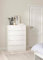 Dmora - Commode Georgette, Commode Polyvalente, Commode de Chambre, Meuble avec tiroirs, 77x50 h111 cm, Blanc