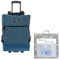 Einkaufstrolley Trolley groß Einkaufsroller faltbar Punta Wheel 35 Liter Volumen Alu Stange Schulter-Handgurte Auswahl + Thermo Kühltasche (Blue Dots 10008 5020 + Bagboom Tasche)