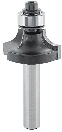 ENT 14291 Abrundfräser HW, Schaft (S) 8 mm, Durchmesser (D) 26,7 mm, NL 12,7 mm, R 7 mm, SL 32 mm, mit Kugellager