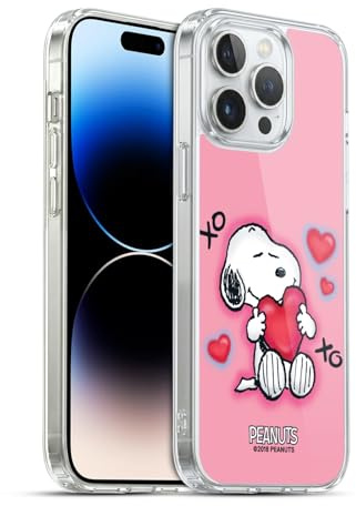 Head Case Designs Offizielle Peanuts XOXO Snoopy Plankenweg-Spritzpistole Soft Gel Handyhülle Hülle kompatibel mit Apple iPhone 14 Pro Max