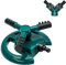 Green Haven Sprinkler 360° Rotation Attachment for Garden Hose, Premium Automatic Lawn Water Sprinkler with 3 Arms, Large Coverage Water Sprinklers for Lawns, Blue Green