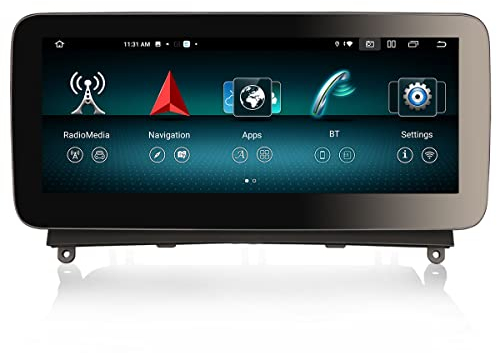 Erisin 10.25 8-Kern 4GB+64GB Android 13 Autoradio GPS Navi für Mercedes-Benz C-Klasse W204 S204 mit NTG 4.0 System Unterstützt IPS OEM Bluetooth 5.0 DAB+ Kabelloses CarPlay Android Auto DSP WiFi