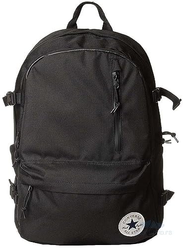CONVERSE 10021138-A01 Straight Edge Backpack Schwarz