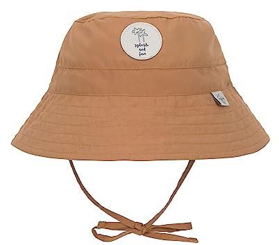 LÄSSIG Baby Kinder Fischerhut Sonnenhut Strandhut Kinderhut Atmungsaktiv Sonnenschutz UV-Schutz 80/Sun Protection Fishing Hat caramel, 19-36 Monate, Größe: 50/51