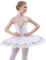 FONLAM Ballettkleid für Mädchen Tänzerin Kostüm Balletttrikot Tanzkleid Tanztrikot Ballettkleidung Besticktes Ballett Tutu Kinder (Weiß, 12-14 Jahre)