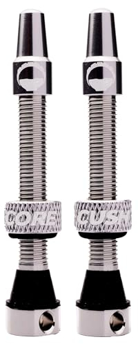 Cushcore Tubeless-Ventil – 44 mm (Paar) – Silber