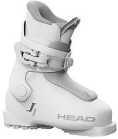 HEAD J 1 Junior Skischuh, Farbe: Weiß/Grau, Größe: 155 (603567-155)