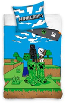 Minecraft Bettwäsche Wendebettwäsche MC003-4 135x200cm/80x80cm