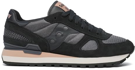 Saucony Originals Damen Shadow Original Sneaker, Grau dunkel / schwarz, 37 EU