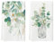Artoid Mode Eukalyptus Blätter Vase Sommer Küchentücher Geschirrtücher, 42x65 cm Saisonale Frühling Dekoration Handtücher 2er Set